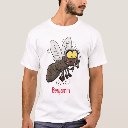 ウマおもしろいバエ Tシャツ (正面)