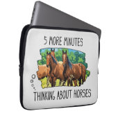 ウマおもしろいーズラップトップスリーブ ラップトップスリーブ (正面右)