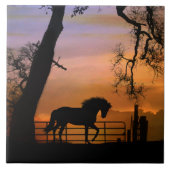 ウマお洒落アートタイル南西かわいらし部 タイル (正面)