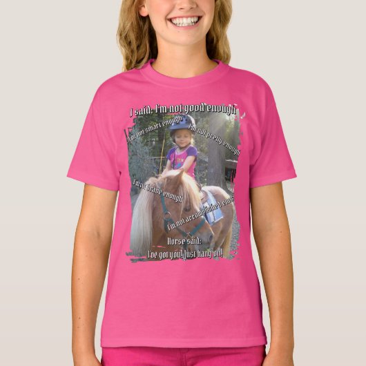 ウマが言うには十分だ Tシャツ (正面)