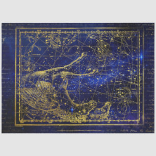 ウマとイルカの星座ティッシュペーパー 薄葉紙