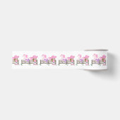 ウマとサドル付きの西女性のカーボーイキッド3 " グログランリボン (正面)