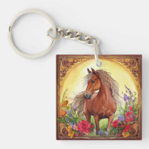 ウマとワイルドフラワー