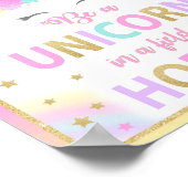 ウマのサインで一角獣になれ ポスター (角)