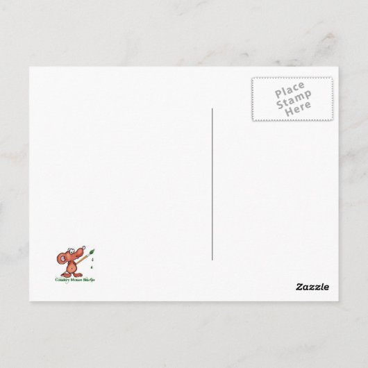 ウマのフィールドにユニコーンおもしろい引用文おもしろい紫 ポストカード (裏面)