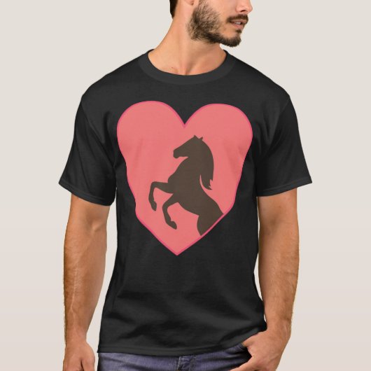 ウマのラブショージャンプスポーツ Tシャツ (正面)