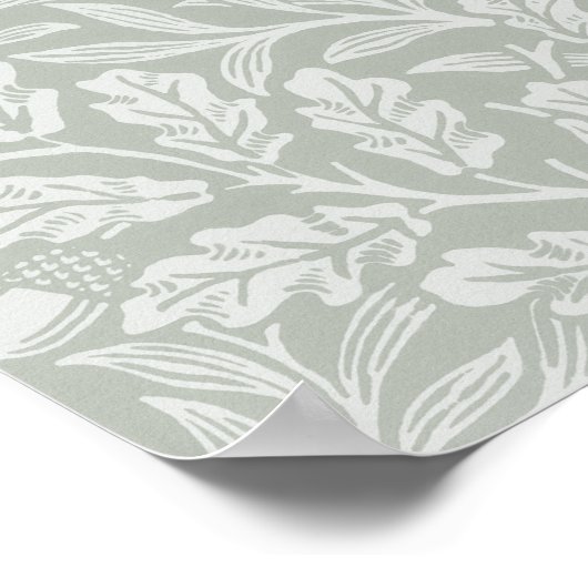 ウマの上に水の色のジョッキー、ヴィンテージ子供部屋 ポスター (角)