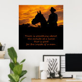 ウマの外 ポスター (ホームオフィス)