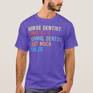 ウマの歯医者さん Tシャツ