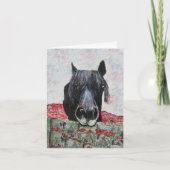 ウマの馬絵画乗 カード (正面)