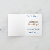 ウマの馬絵画乗 カード (内部)