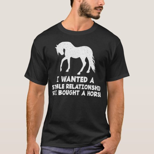 ウマの馬蹄形 Tシャツ (正面)