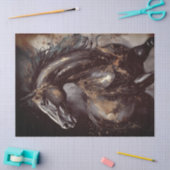 ウマエレガントアート抽象芸術インク 薄葉紙 (クラフト)