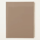 ウマエレガントーズパーソナライズされたウェディングプランナー プランナー手帳 (裏面)