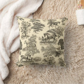 ウマエレガントーズ素朴ツリーベージュタントワール クッション (ブランケット)