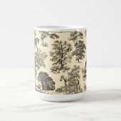 ウマエレガントーズ素朴ツリーベージュタントワール コーヒーマグカップ (中央)