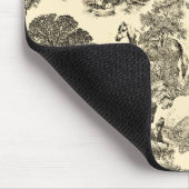 ウマエレガントーズ素朴ツリーベージュタントワール マウスパッド (コーナー)