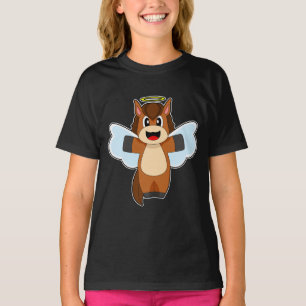 ウマエンジェルエンジェルウィングス Tシャツ