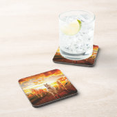 ウマズアットサンセット装飾用クッション コースター (右側)