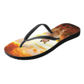 ウマズアットサンセット装飾用クッション ビーチサンダル (アングル)