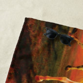 ウマズアットサンセット装飾用クッション ビーチタオル (インサイチュ)