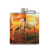 ウマズアットサンセット装飾用クッション フラスク (裏面)