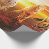 ウマズアットサンセット装飾用クッション ラッピングペーパー (角)