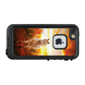 ウマズアットサンセット装飾用クッション LifeProof iPhoneケース (裏面横)