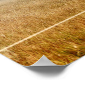 ウマズカントリーファーム素朴ブラウンデクページ ポスター (角)