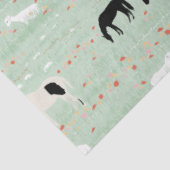 ウマズシープファームピンクオレンジ色の花 薄葉紙 (詳細)