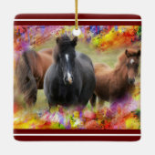 ウマセラカラフルミックオーナメント セラミックオーナメント (裏面)