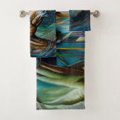 ウマティール（緑がかった色） バスタオルセット (インサイチュ)