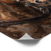 ウマトリオ油彩画 ポスター (角)