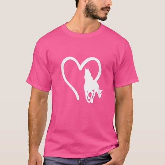 ウマハート馬術 Tシャツ (正面)