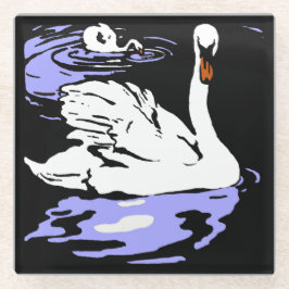 ウマビクトリアンウズラ ガラスコースター