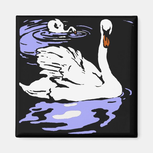 ウマビクトリアンウズラ マグネット (正面)