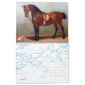 ウマファインアートコレクション2017絵画スケッチ カレンダー (1月 2026)