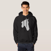 ウマプリントウマのモチーフ乗馬シルエットチャイルド パーカ (正面フル)