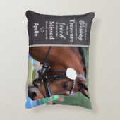 ウマペット記念写真 アクセントクッション (裏面(縦))