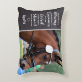 ウマペット記念写真 アクセントクッション (正面(垂直))