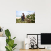 ウマポスタービーチ ポスター (ホームオフィス)