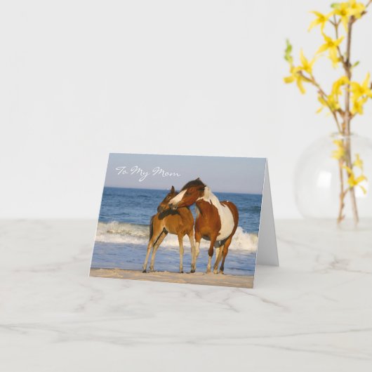 ウママママママザーズデイカード カード (黄色い花)