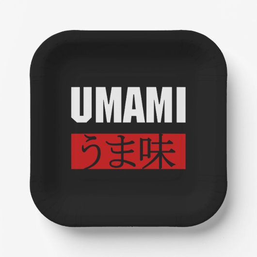 ウマミうま味バンダナ ペーパープレート (正面)