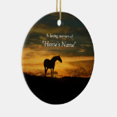 ウマメモリアルトリビュートスピリチュアル セラミックオーナメント (右)