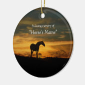 ウマメモリアルトリビュートスピリチュアル セラミックオーナメント (左)
