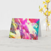 ウマメリーー・デジタルアート カード (黄色い花)