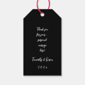 ウマランチロゴブランディングクリスマスビジネス ギフトタグ (裏面)