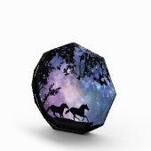 ウマランニングーズの月光の芸術素晴らしの フォトブロック (右)