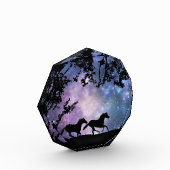 ウマランニングーズの月光の芸術素晴らしの フォトブロック (左)