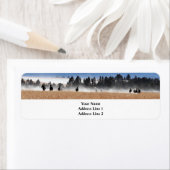 ウマランニングーズ差出人住所ラベル ラベル (インサイチュ)